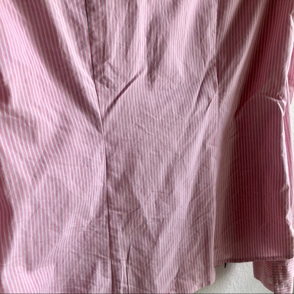 Pink and white button down shirt xxi small - Picture 7 of 9